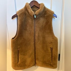 J Crew faux fur vest